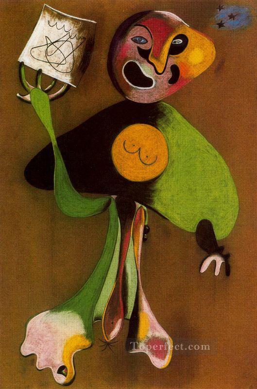 Woman Opera Singer Joan Miro Oil Paintings